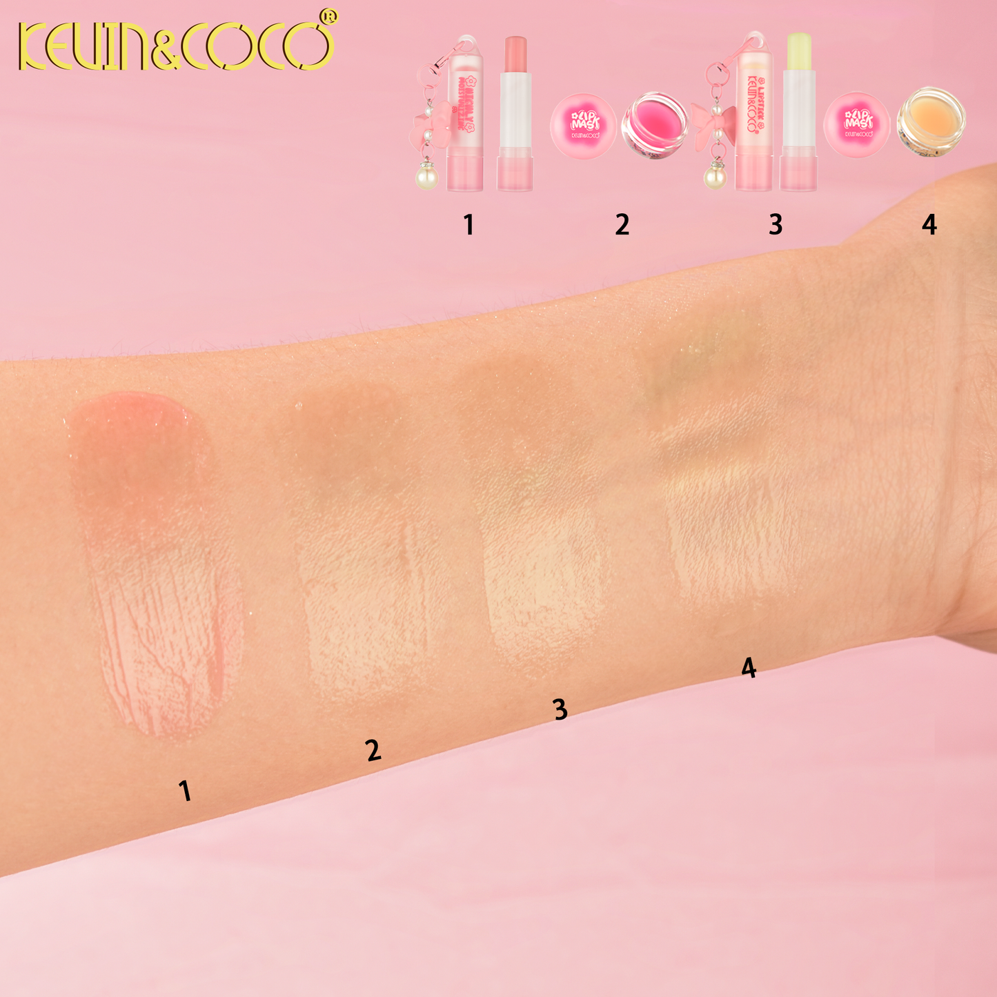 Kit de Cuidado Labios con Llavero KEVIN&COCO REF:KC1227