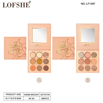 aleta de Sombras 9 Tonos Love Memory LOFSHE REF:LF1397