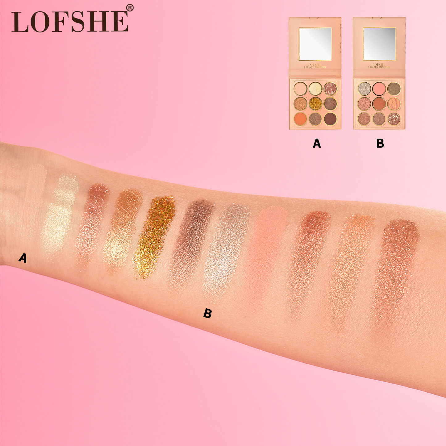 aleta de Sombras 9 Tonos Love Memory LOFSHE REF:LF1397