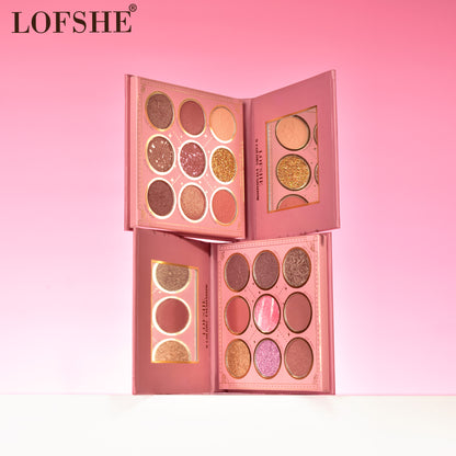 Paleta de Sombras 9 Tonos Love Freedom LOFSHE REF:LF1398