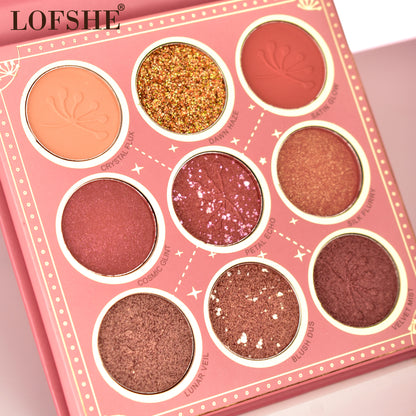 Paleta de Sombras 9 Tonos Love Freedom LOFSHE REF:LF1398
