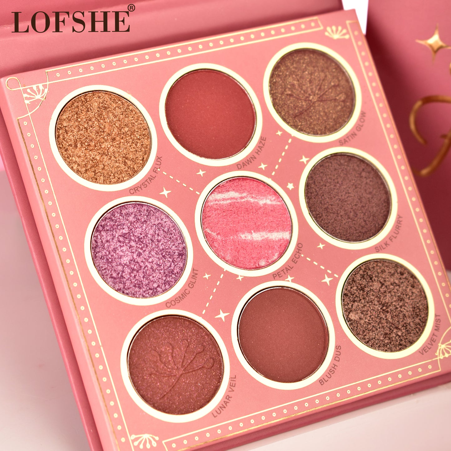 Paleta de Sombras 9 Tonos Love Freedom LOFSHE REF:LF1398