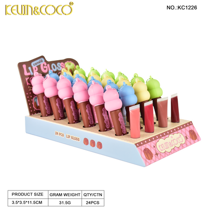 Brillo Labial con Llavero en Tubo KEVIN&COCO REF:KC1226