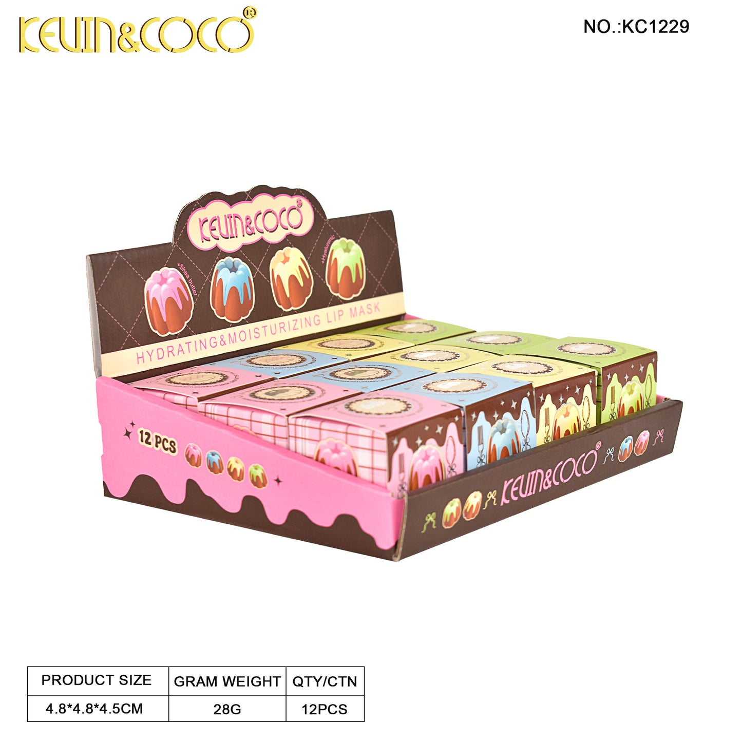 Bálsamo Labial Pudding KEVIN&COCO REF:KC1229