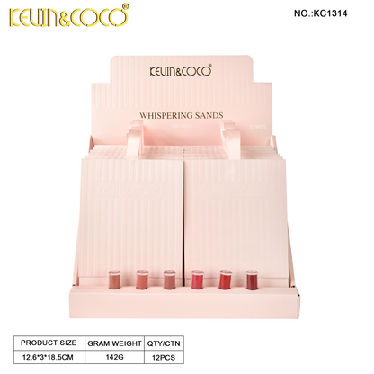 Set de Brillos Labiales Whispering Sands x 6 Tonos REF:KC1314