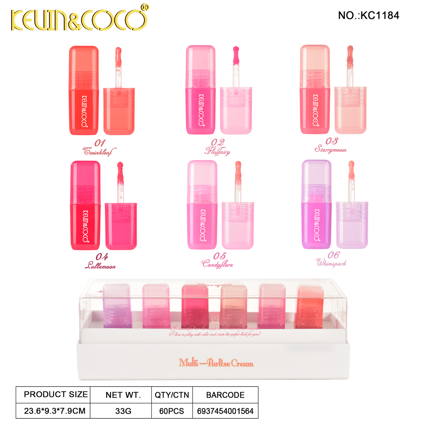 KIT LABIAL LIQUIDO X 6 UND REF:KC1184