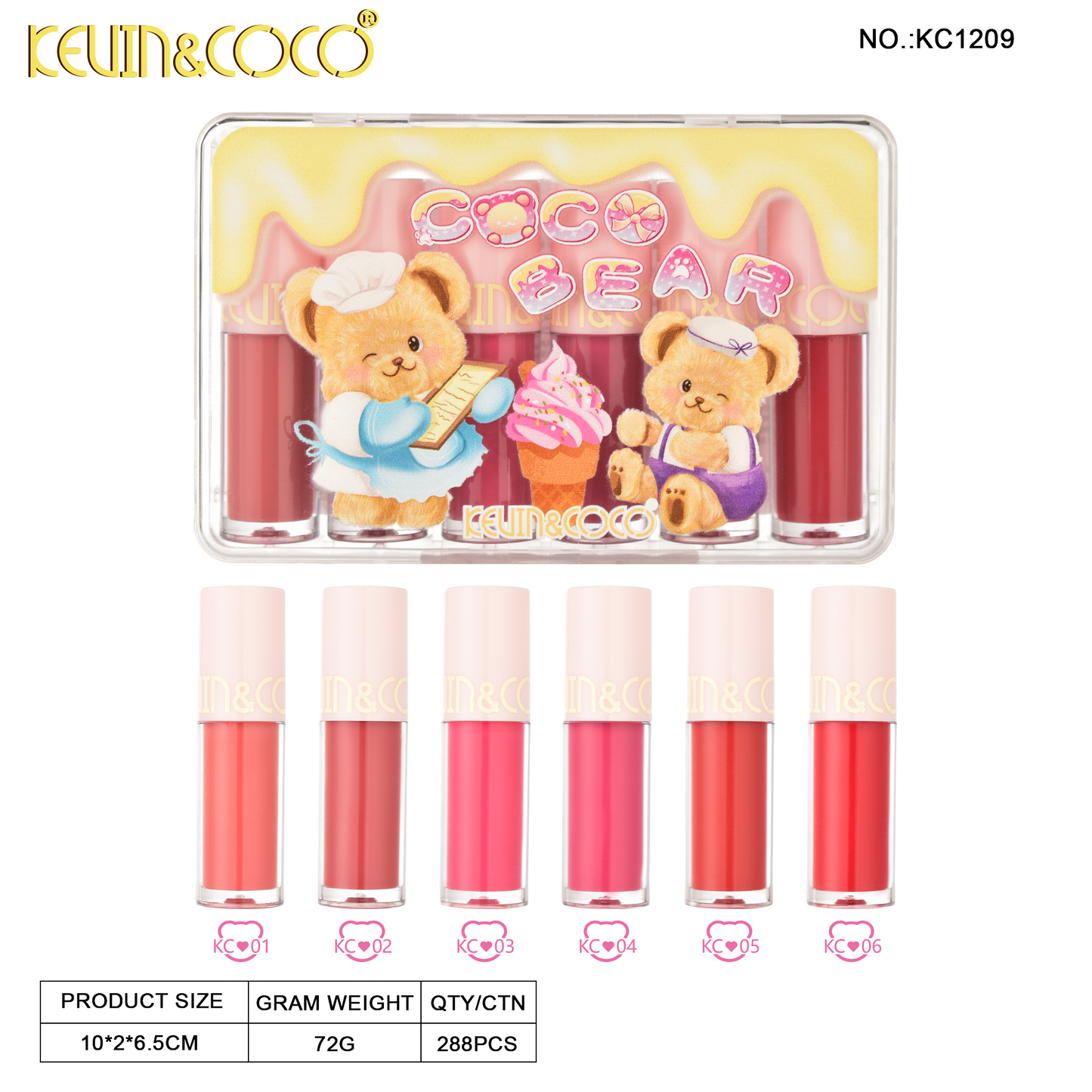 LABIAL MATE COCO BEAR REF:KC1209