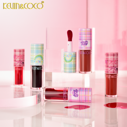 Brillo Labial Diseño de Cuadros Kawaii KEVIN&COCO REF:KC1019