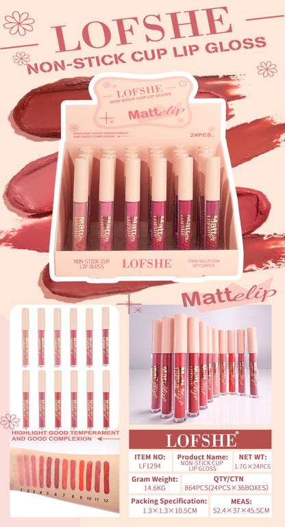 Labial Líquido Matte Toast LOFSHE REF:LF1294
