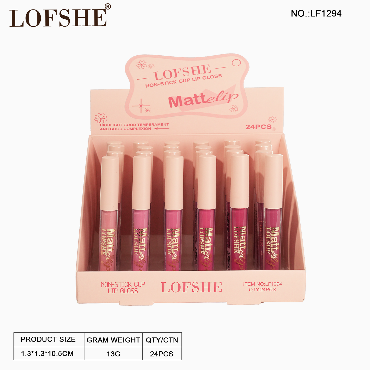 Labial Líquido Matte Toast LOFSHE REF:LF1294