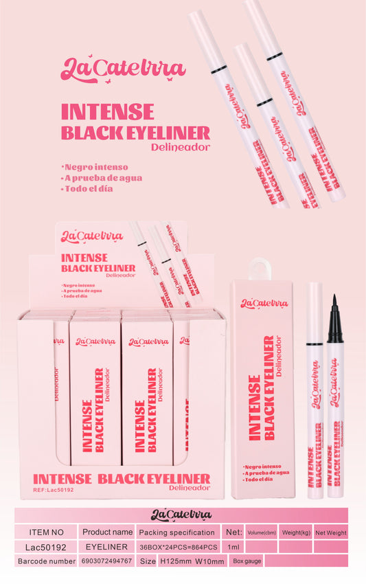 Delineador liquido negro intenso LaCatelrrra REF:LAC50192