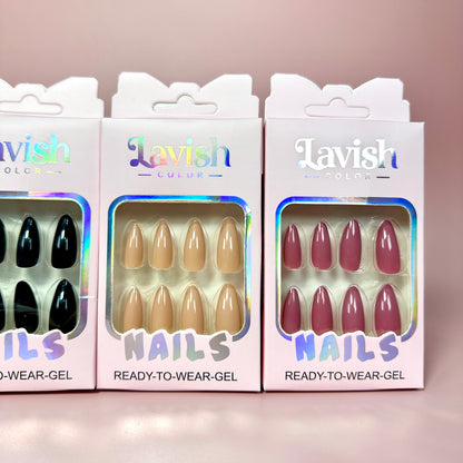 UÑAS POSTIZAS 12PCS REF:LC-2