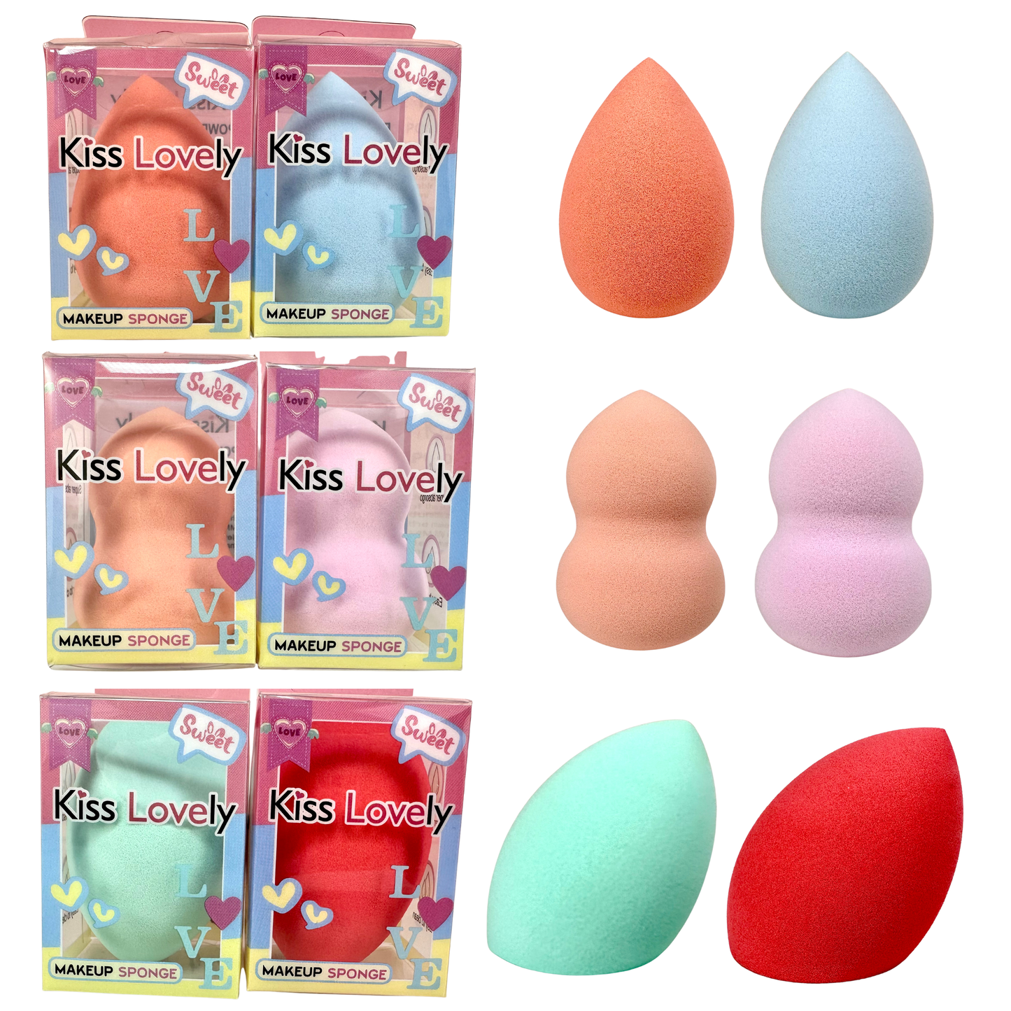 Esponja de Maquillaje Kiss Lovely REF:FP-1882