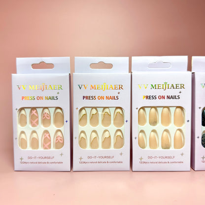 UÑAS POSTIZAS 12PCS REF:MJ-2