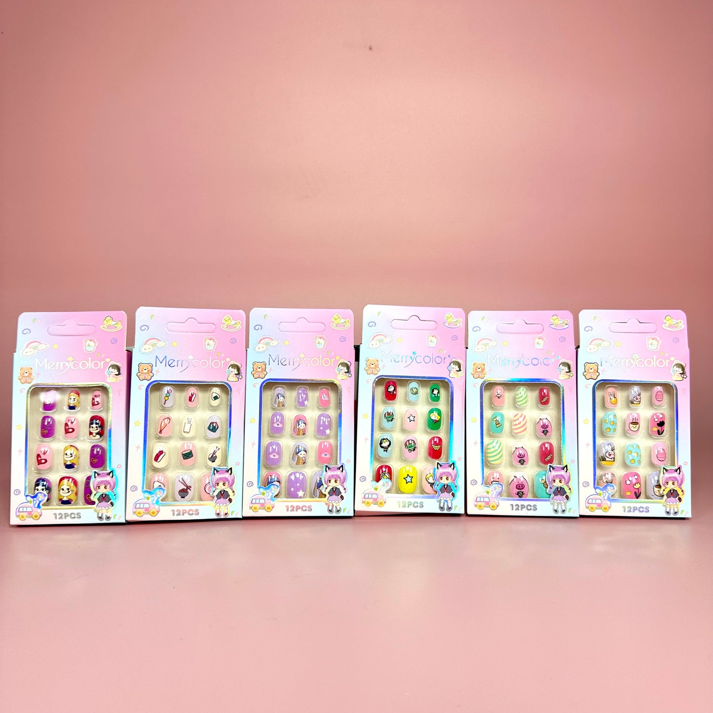 UÑAS POSTIZAS PARA NIÑAS REF:MK-07