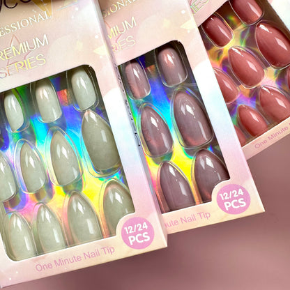 UÑAS POSTIZAS 12pcs OJOS DE GATO REF:DS-19