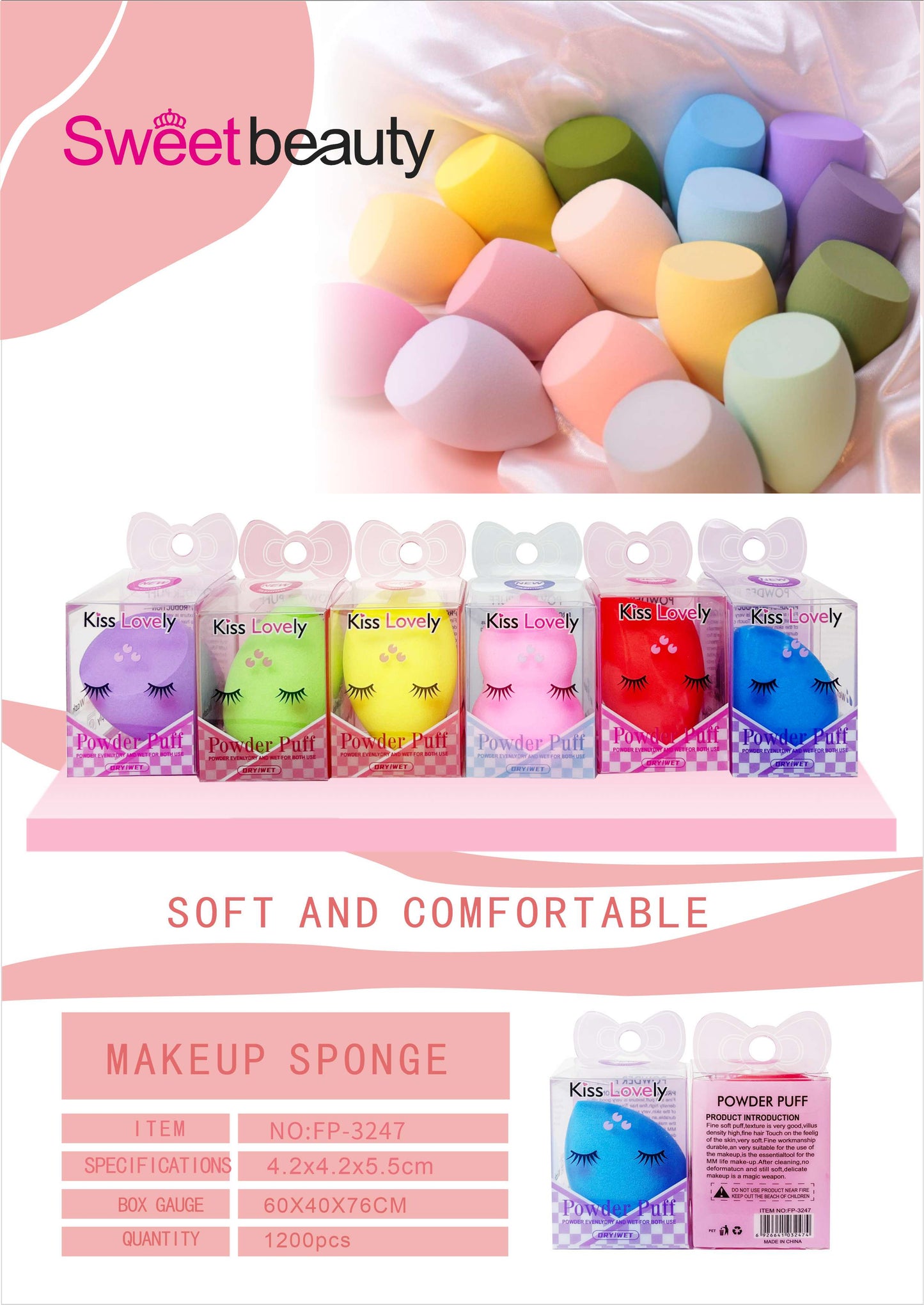 Esponja de Maquillaje Sweetbeauty REF:FP-3247