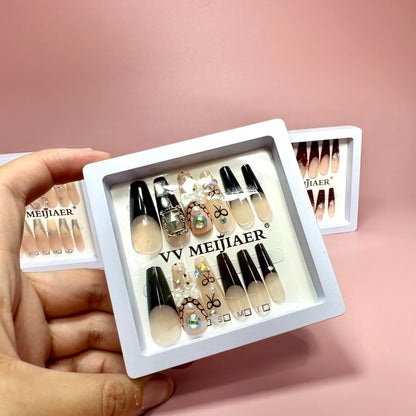 UÑAS POSTIZAS 12PCS REF:MJ-7
