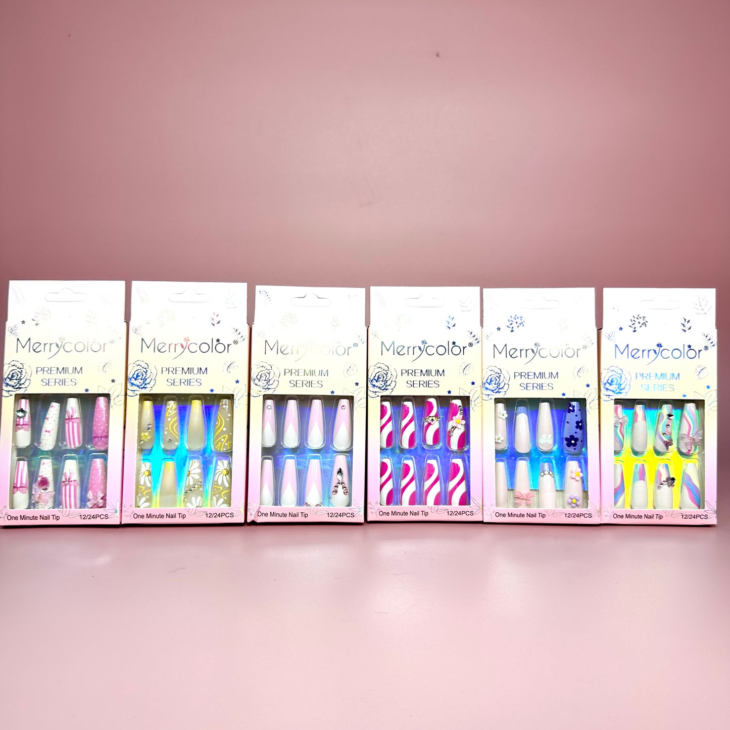 UÑAS POSTIZAS 12pcs REF:DS-25