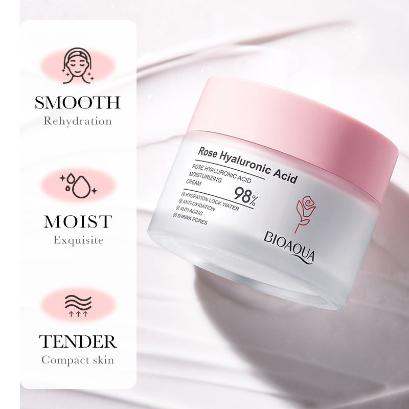 Crema Hidratante Rose Hyaluronic Acid BIOAQUA REF:NO.BQY42613