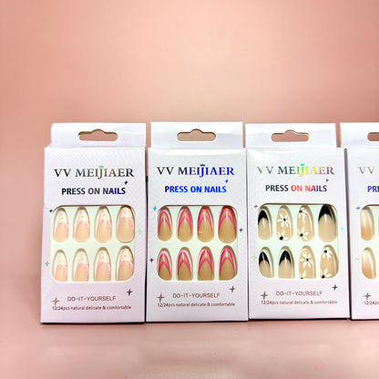 UÑAS POSTIZAS 12PCS REF:MJ-3