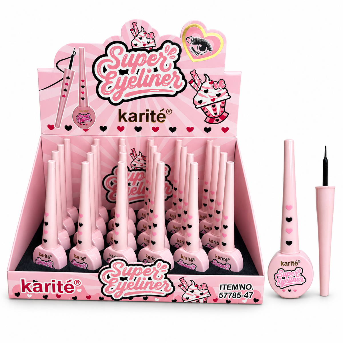 Delineador liquido Super Eyeliner karite REF:57785-47