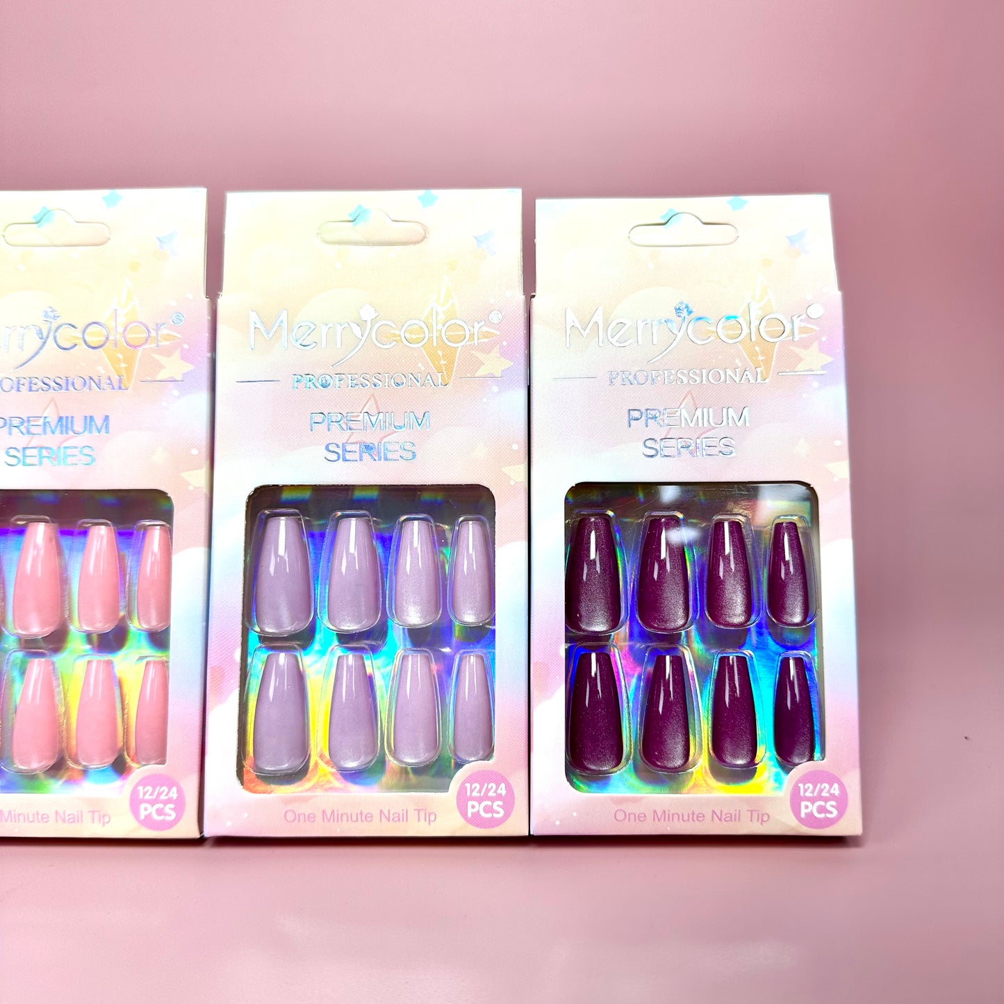 UÑAS POSTIZAS 12pcs OJO DE GATO REF:DS-14