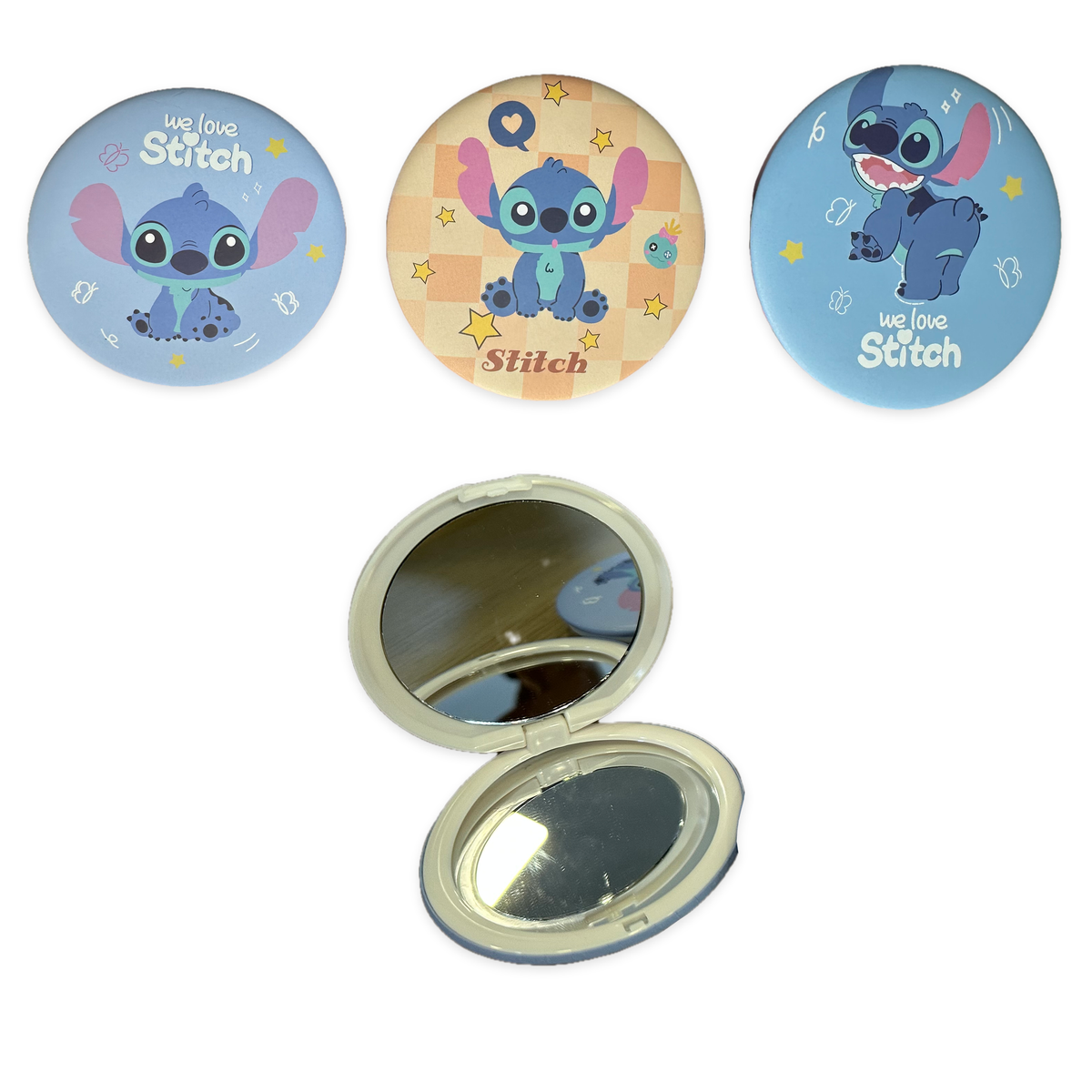 Espejo compacto redondo Stitch REF:605-42