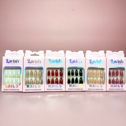 UÑAS POSTIZAS 12PCS REF:LC-2