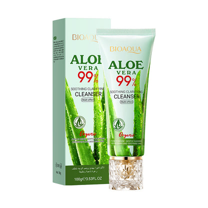 Limpiador facial de aloe vera 99% BIOAQUA REF:NO.BQY14726