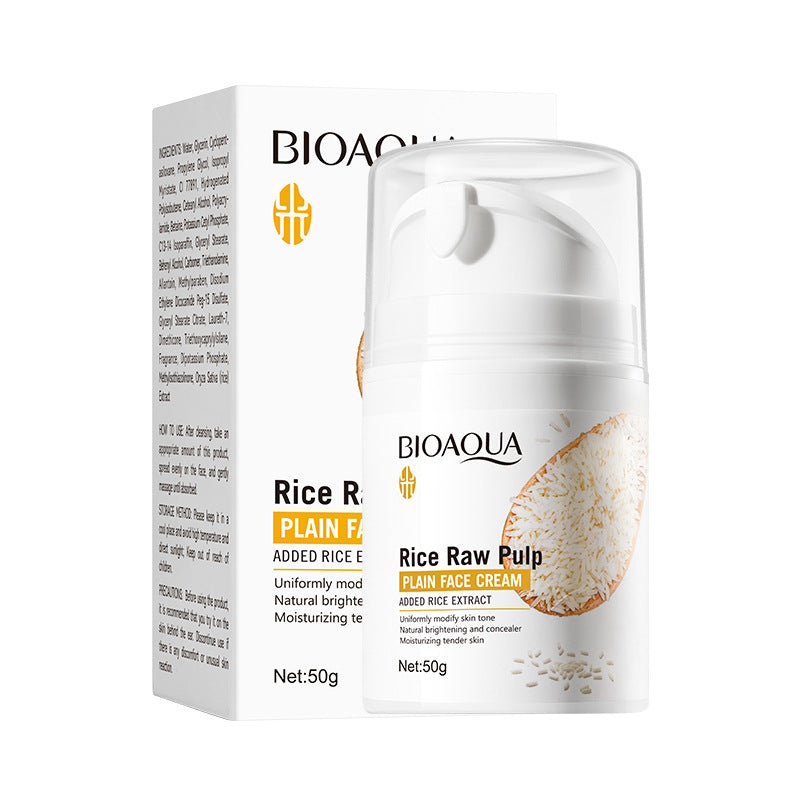 Crema Facial de Arroz Raw Pulp BIOAQUA REF:NO.BQY09906