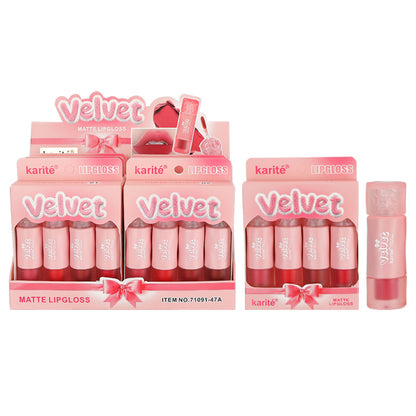 KIT LABIAL LIQUIDO VELVET *4 KARITE REF:71091-47A