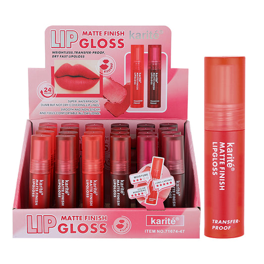 Lip Gloss Mate de Larga Duración – karité REF:71674-47