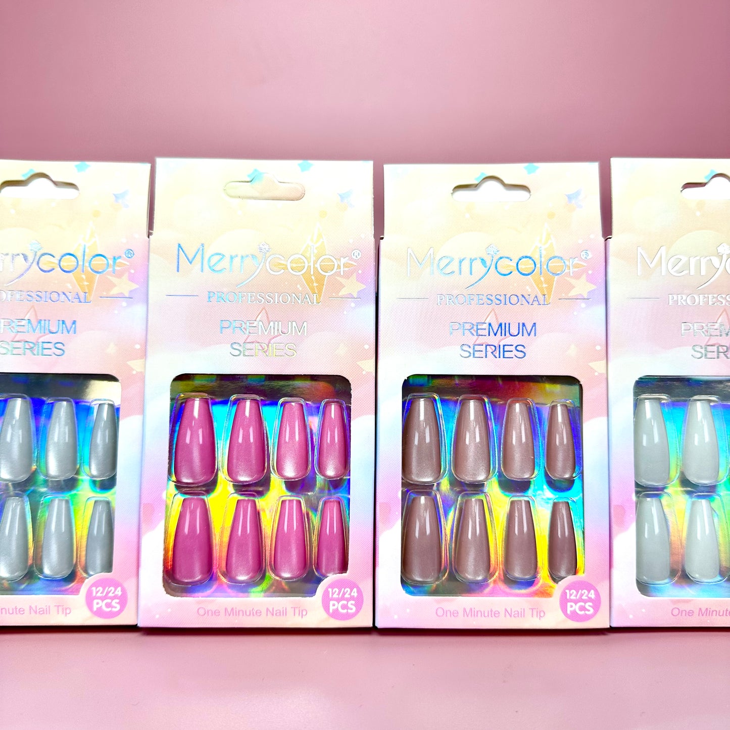 UÑAS POSTIZAS 12pcs OJO DE GATO REF:DS-15