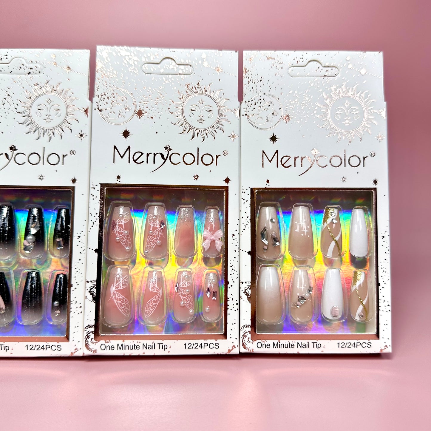 UÑAS POSTIZAS 12pcs REF:DS-29