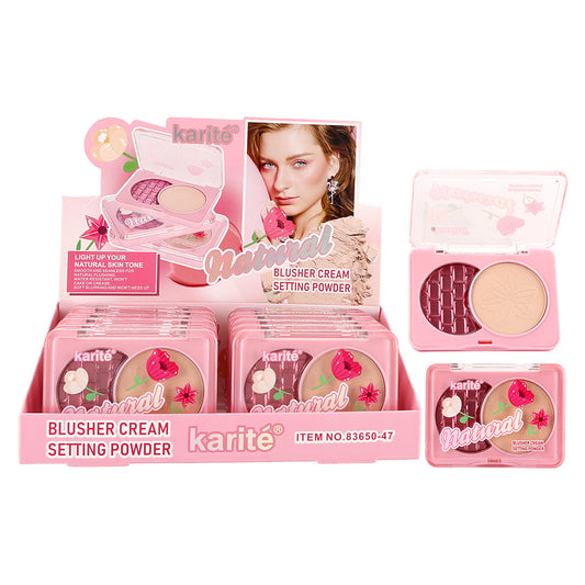 RUBOR CREMOSO/ POLVO COMPACTO REF:83650-47