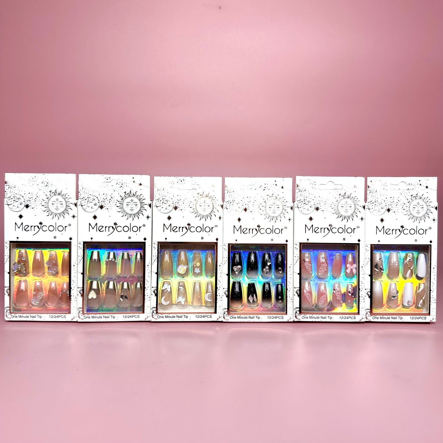 UÑAS POSTIZAS 12pcs REF:DS-29