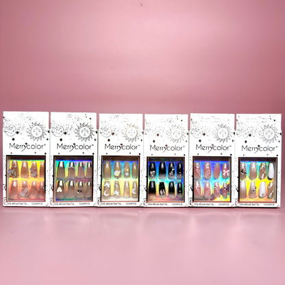 UÑAS POSTIZAS 12pcs REF:DS-29