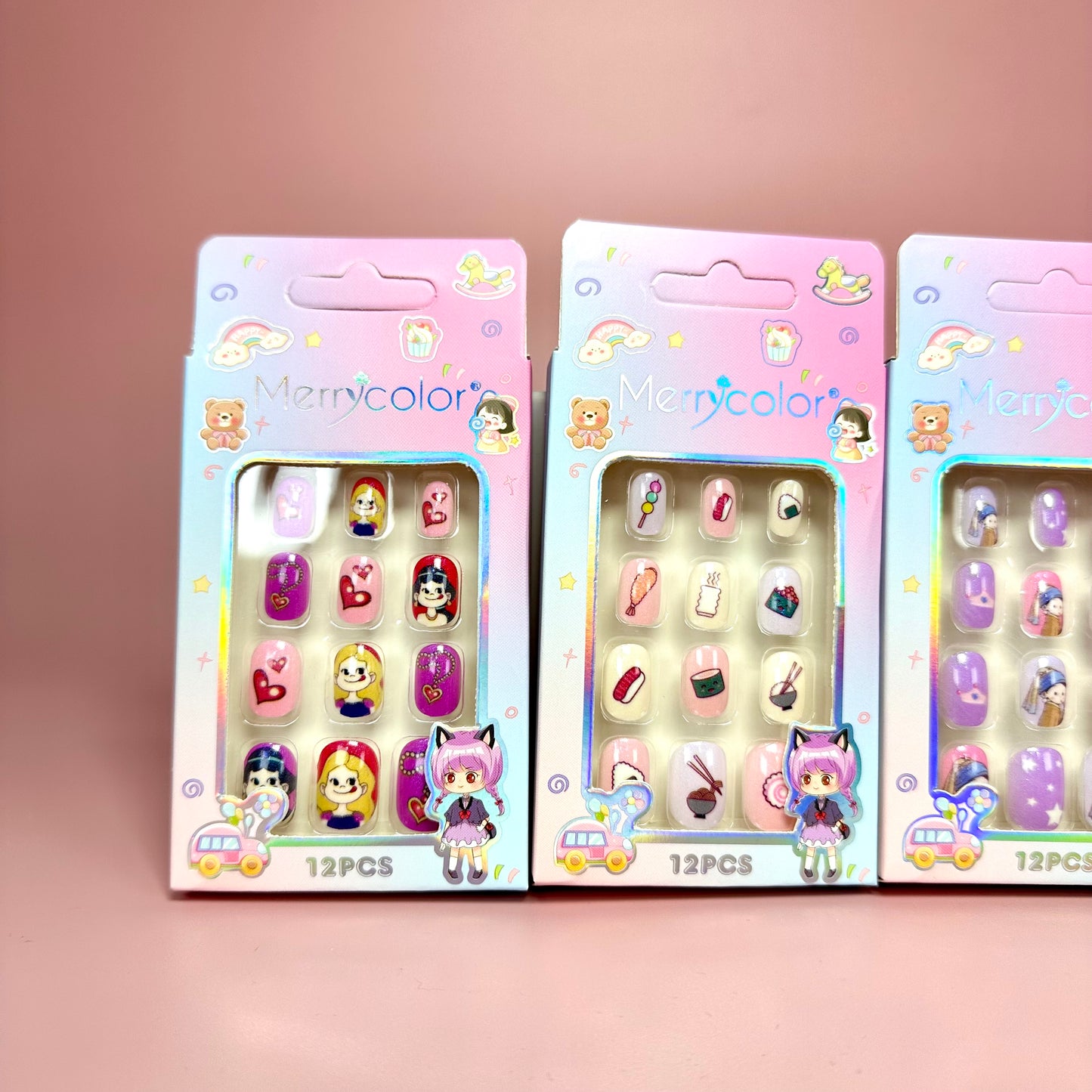 UÑAS POSTIZAS PARA NIÑAS REF:MK-07