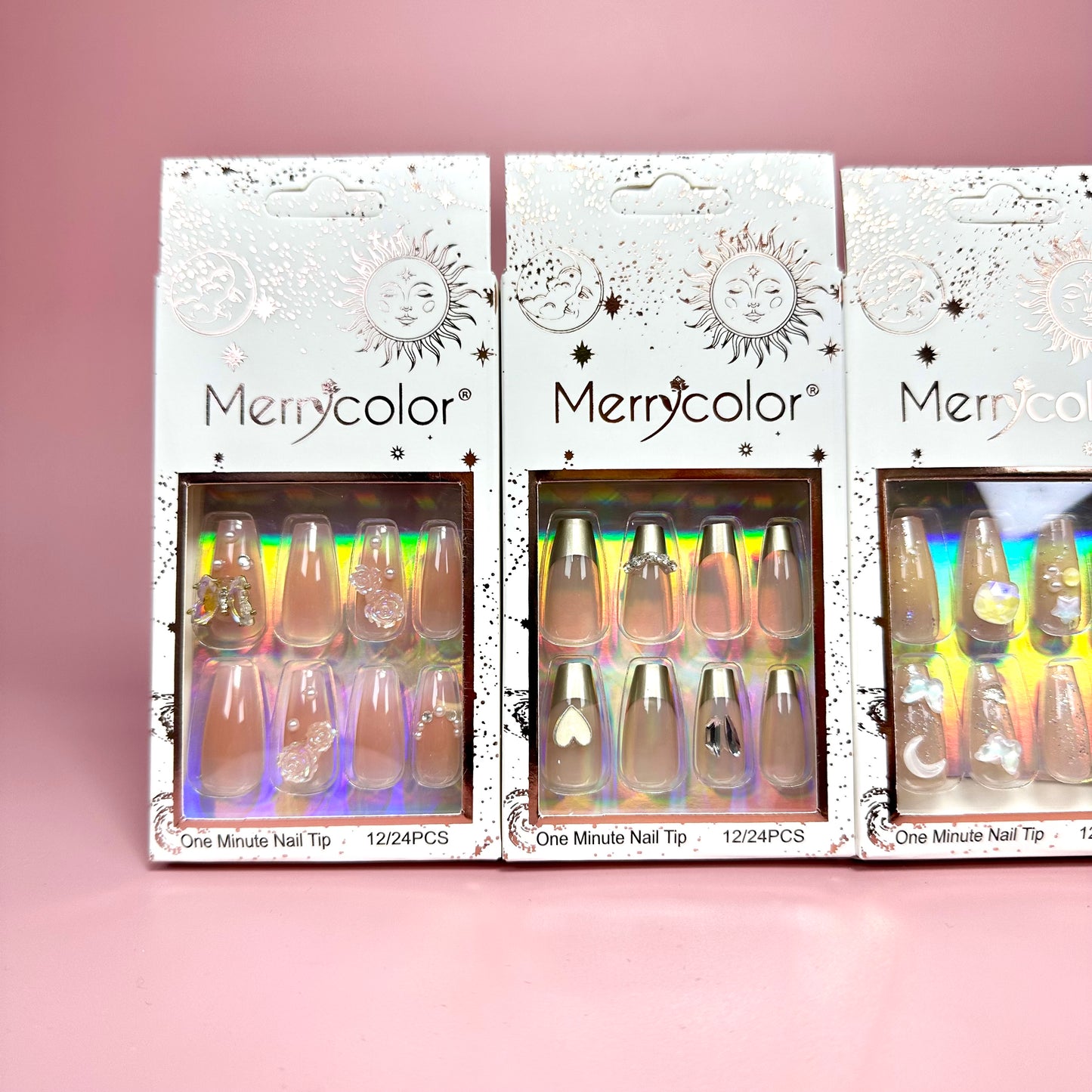 UÑAS POSTIZAS 12pcs REF:DS-29