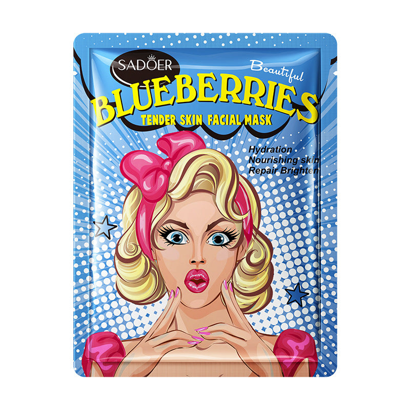 Mascarilla facial Blueberries SADOER REF:NO.SD07520