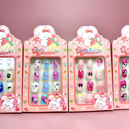 UÑAS POSTIZAS PARA NIÑAS REF:MK-08