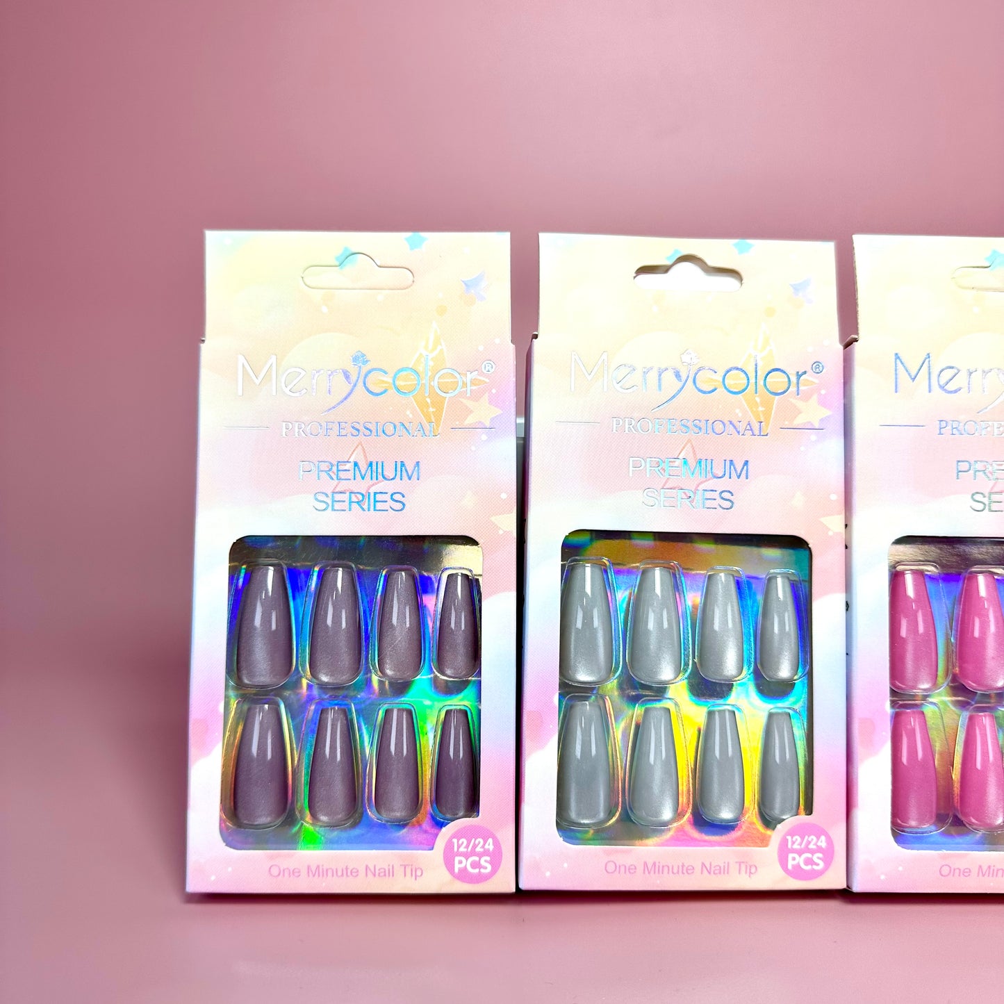 UÑAS POSTIZAS 12pcs OJO DE GATO REF:DS-15