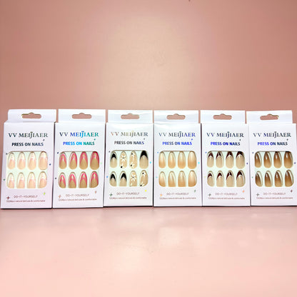 UÑAS POSTIZAS 12PCS REF:MJ-3