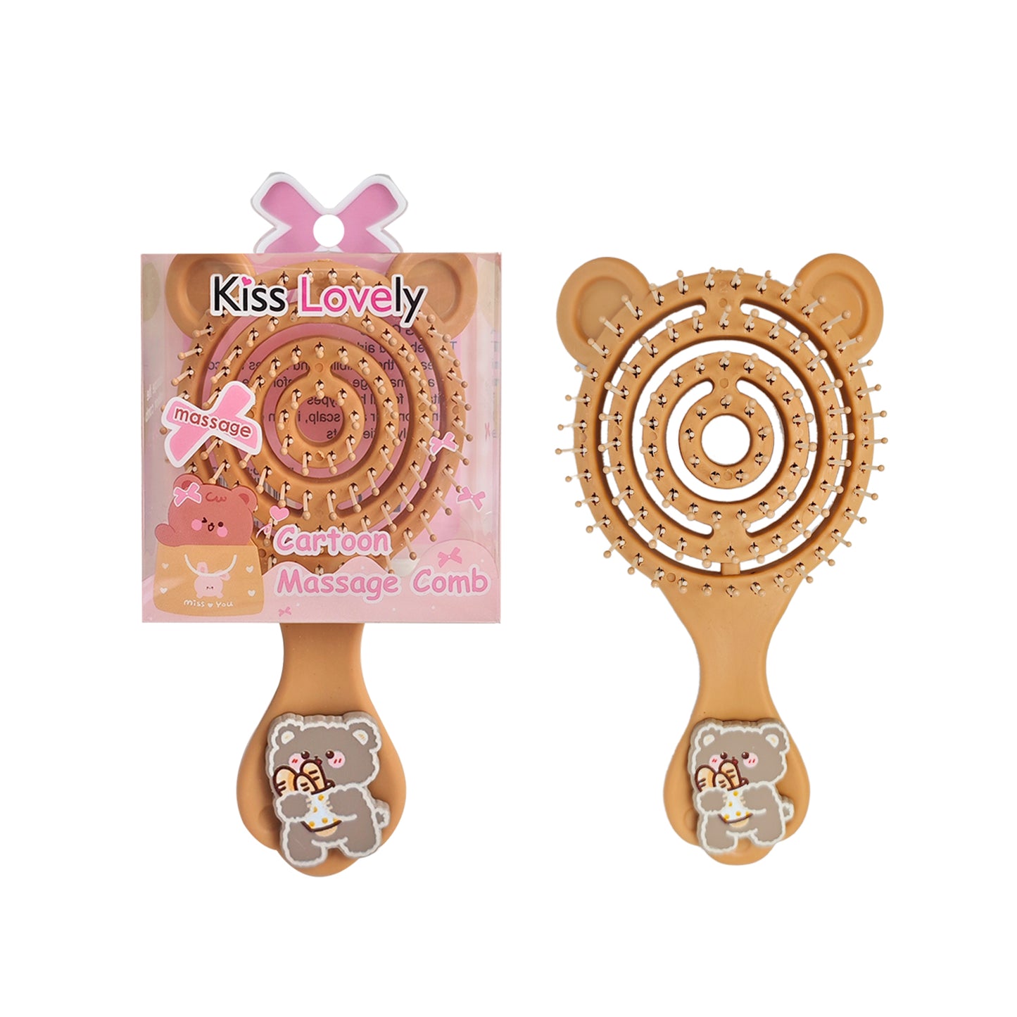 Cepillo de Cabello Desenredante Osito REF:BX-2327