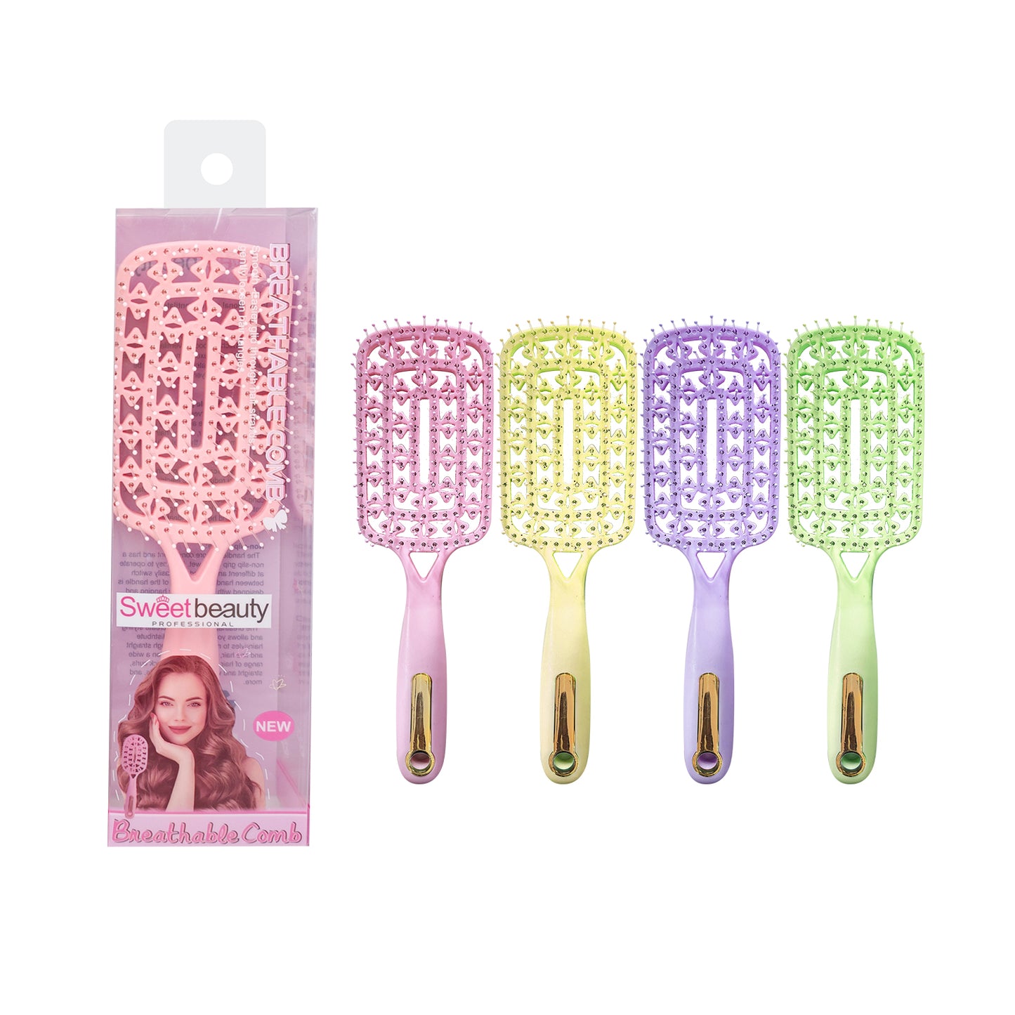 Cepillo de Cabello Desenredante REF:BX-3992