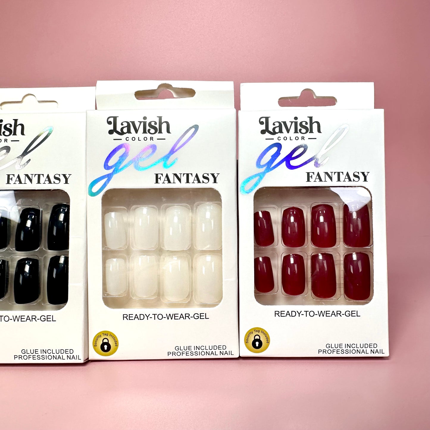 UÑAS POSTIZAS Cuadradas Cortas 12pcs REF:7