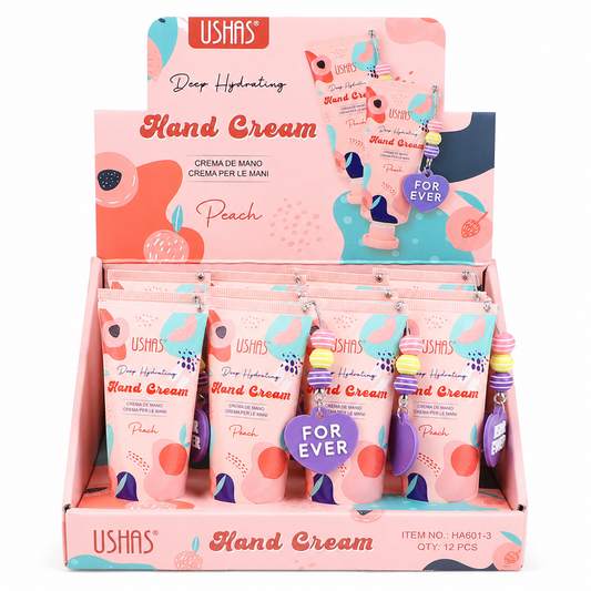 Crema de Manos Peach USHAS REF:HA601-3