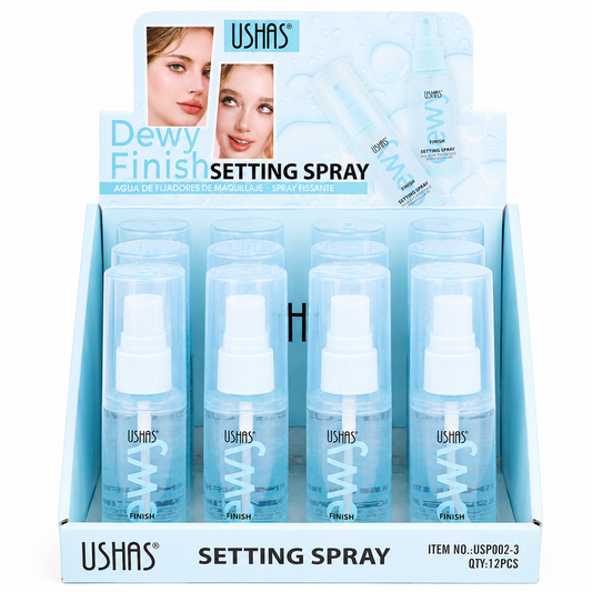 Fijador de Maquillaje Dewy Finish Setting Spray USHAS REF:USP002-3
