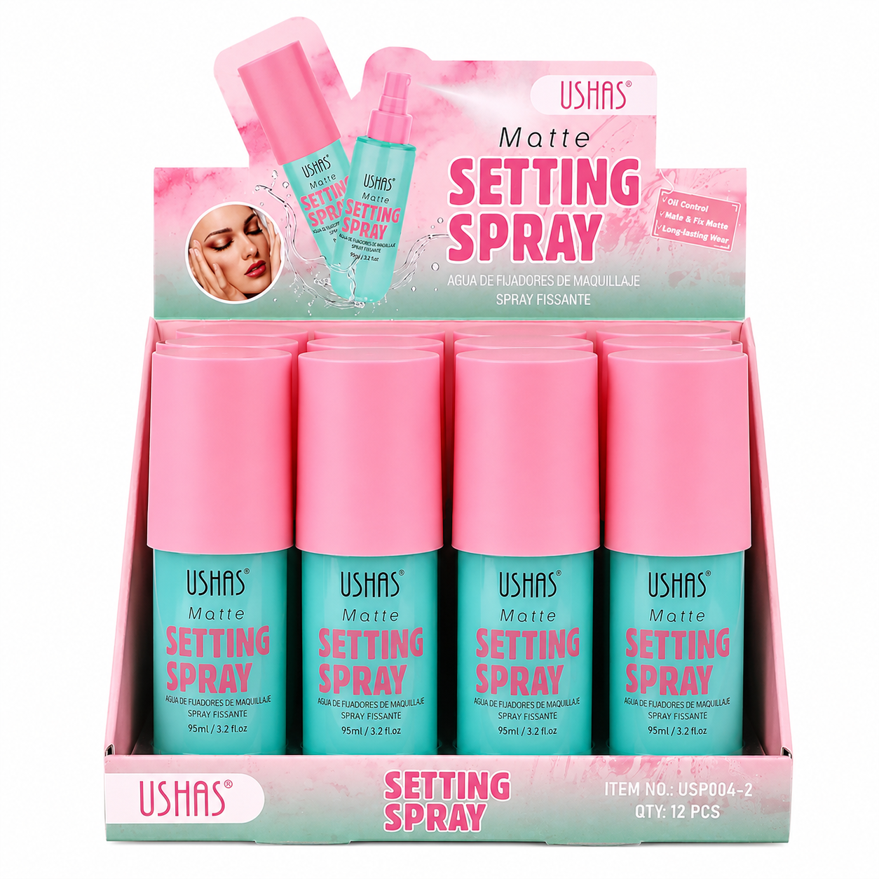 Fijador de Maquillaje Matte Setting Spray USHAS REF:USP004-2